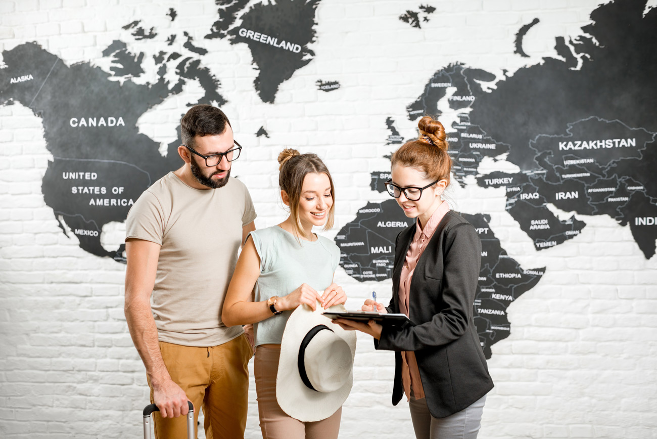 Bonded travel agent selling airline tickets