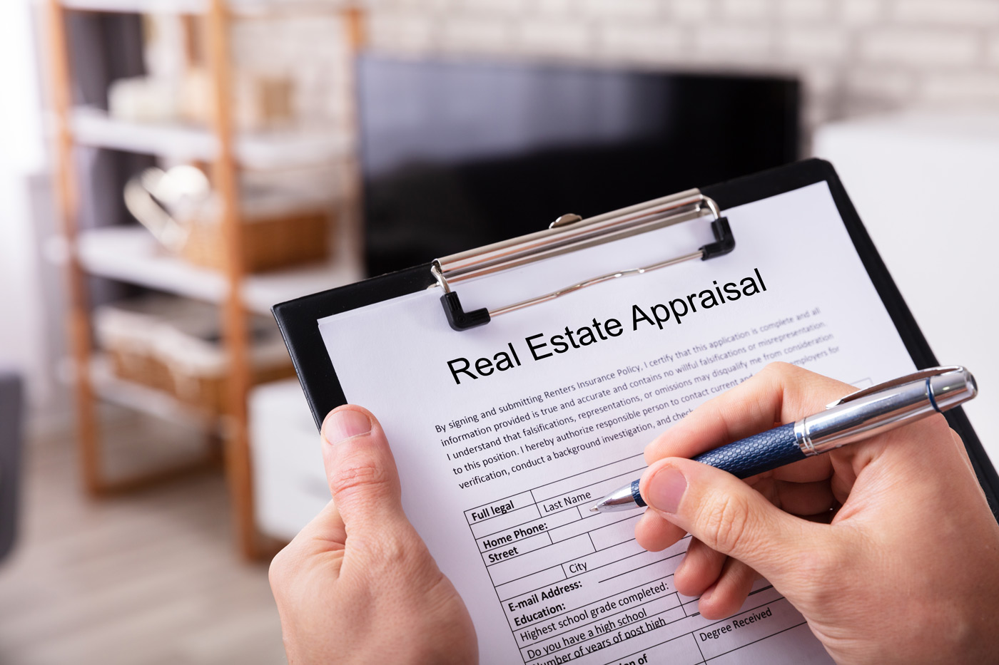 Real estate appraisal by an appraisal management company