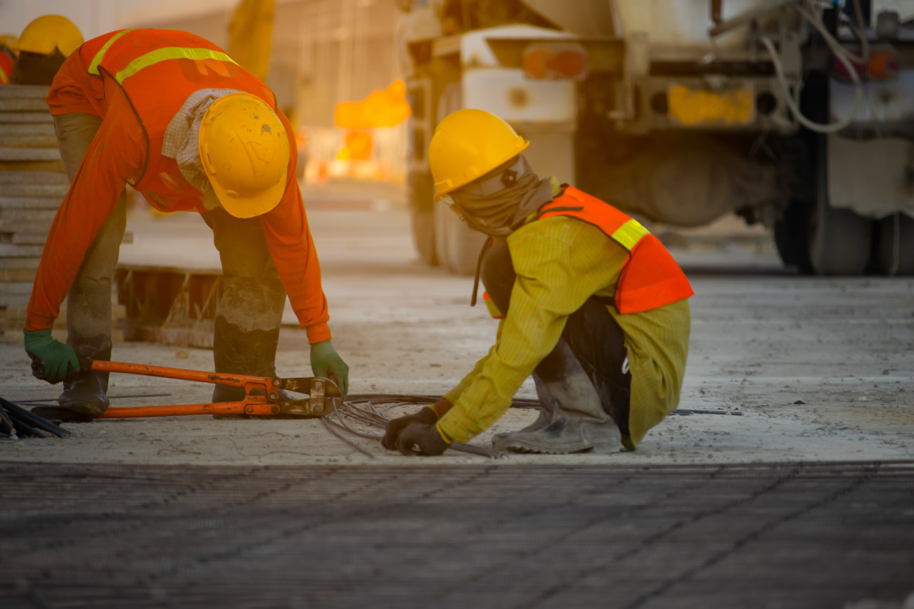 Bonded contracting crew working in Plainfield