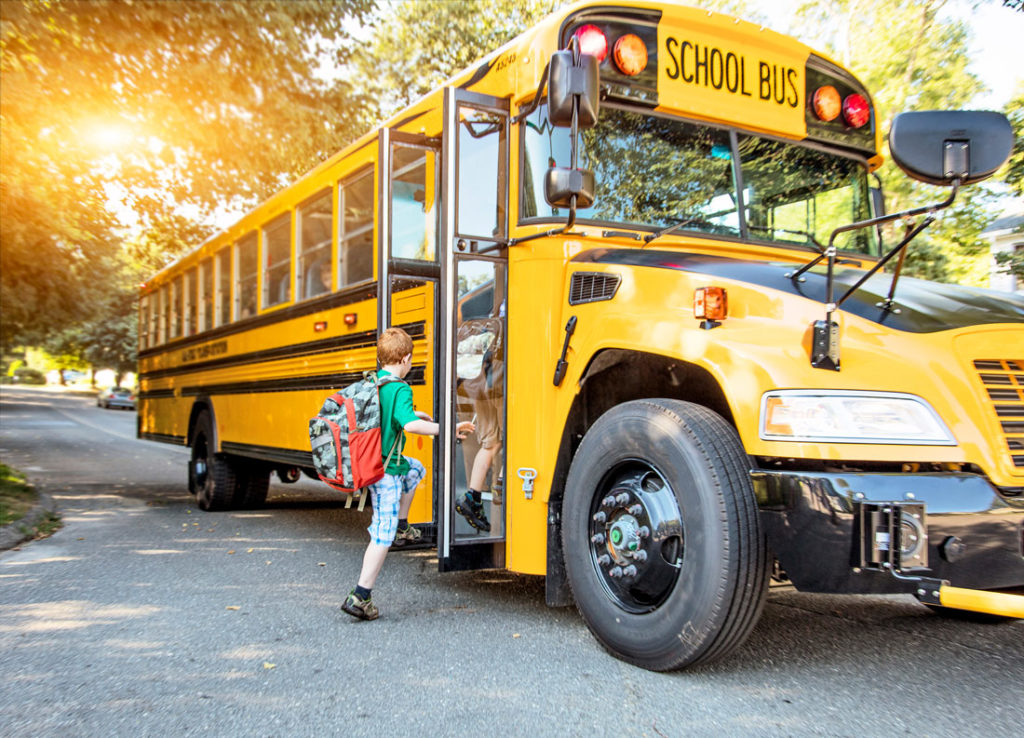 School bus company with a surety bond