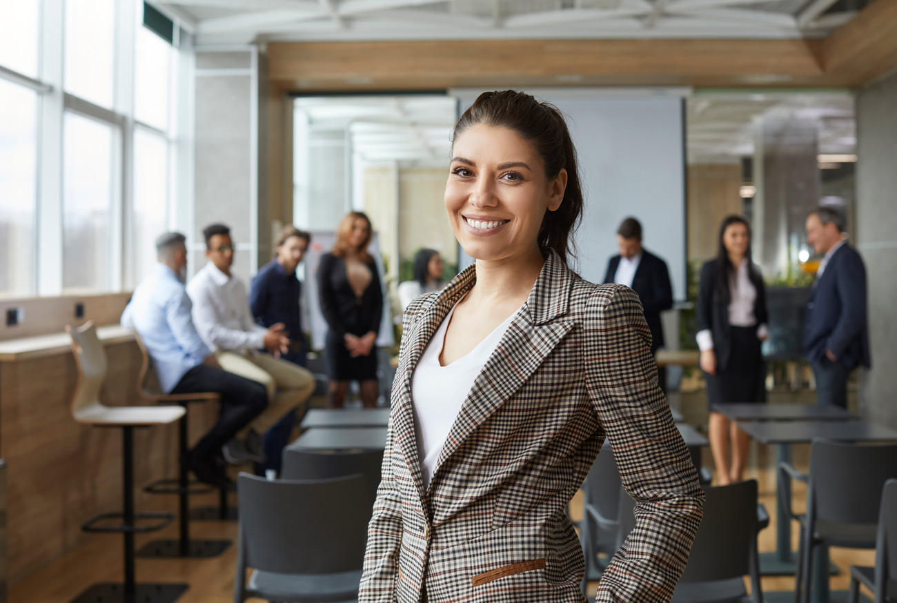 Professional female debt collector in Texas with bond